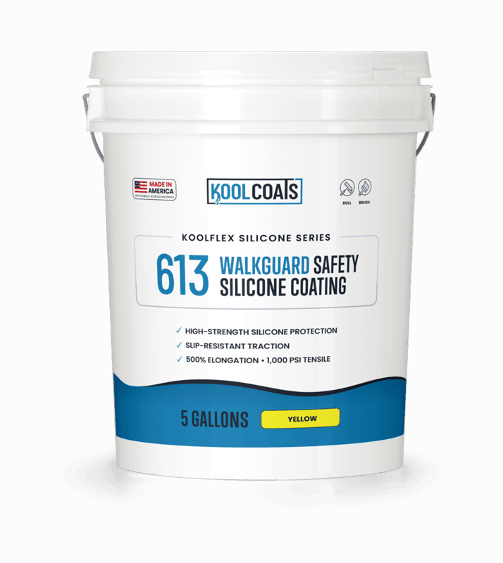 KF-613 KoolFlex WalkGuard Safety Coating-Yellow 5-Gallon KF-613 KoolFlex WalkGuard Safety Coating-Yellow 5-Gallon