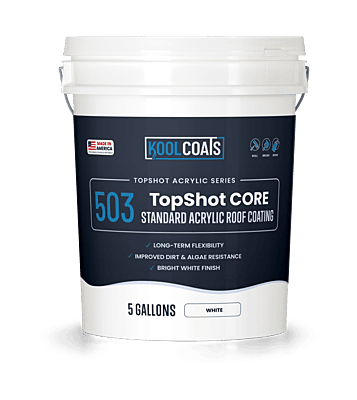 TS-503 TopShot CORE Standard Acrylic Roof Coating