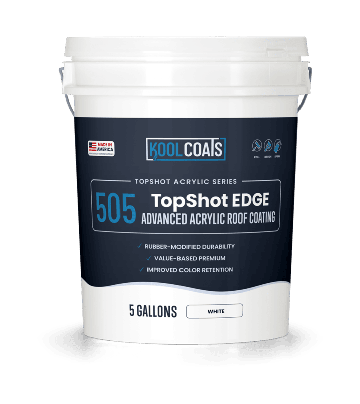 TS-505 TopShot EDGE Advanced Acrylic Roof Coating TS-505 TopShot EDGE Advanced Acrylic Roof Coating