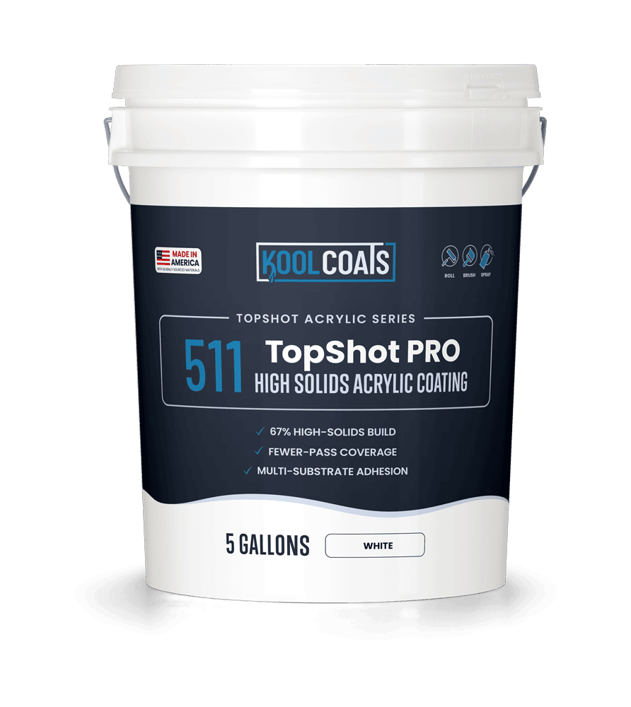 511 TopShot Pro High Solids Acrylic Roof Coating